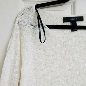 💕White light sweater💕